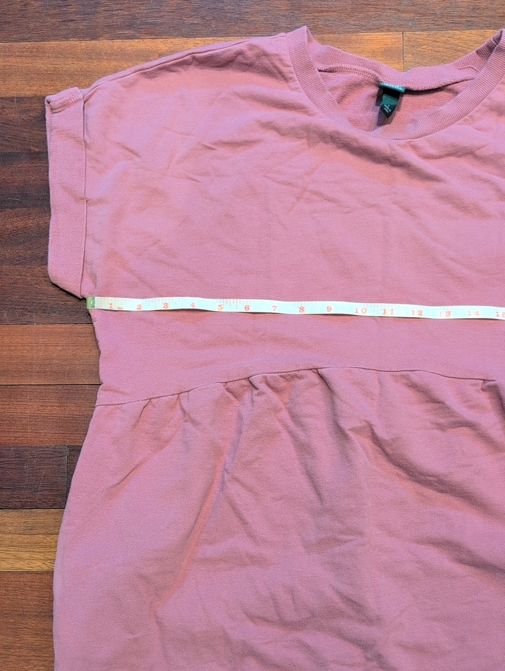 wild fable rose crew Neck Tshirt Dress With Pockets - Picture 3 of 10